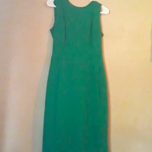 calvin Klein size 6 green fitted dress